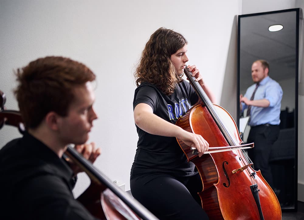 Young Artist Program students performing