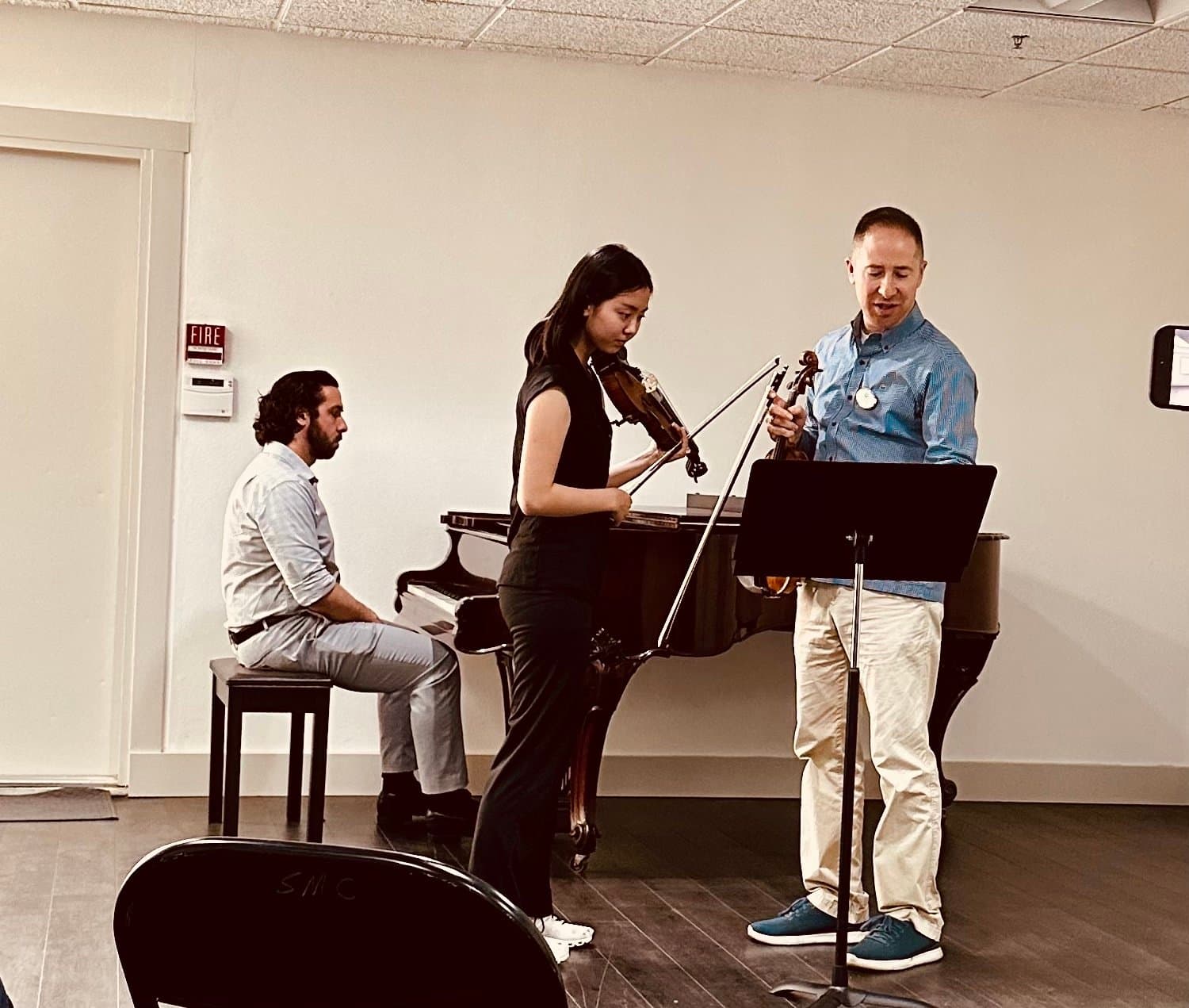 SMC students performing on stage